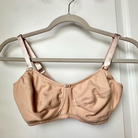 Amoena Ruth SB Nude Everyday Mastectomy Bra 32D Wire-Free Prosthesis Pocket - Picture 1 of 3
